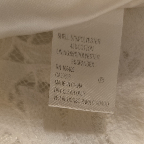 Tahari White Sheath Mini Dress Sleeveless Bateau - Picture 10 of 13